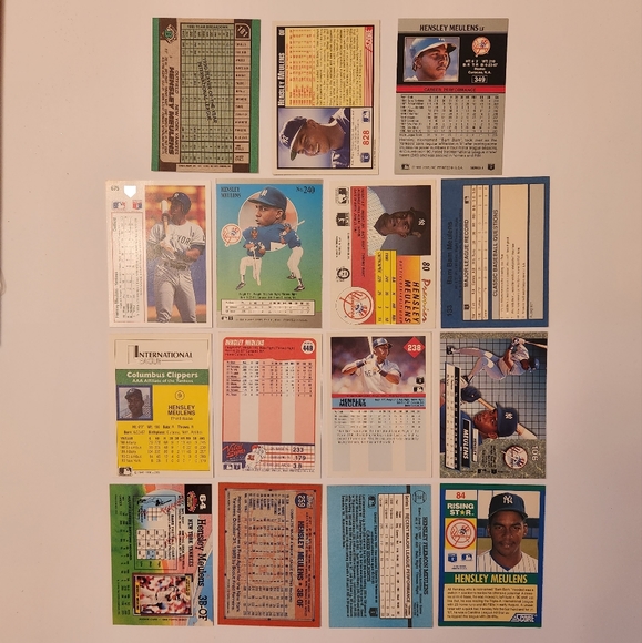 Hensley Meulens Lot of 15 Baseball Cards - Picture 4 of 6